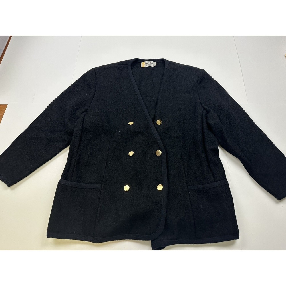 Vintage Robert Mackie of Scotland Cardigan Pure Wool Jacket Womens Large